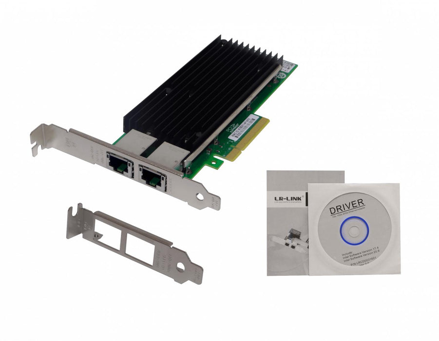 Tarjeta de red 10G PCIe-x8-2.0 con puerto RJ45 Clickbox