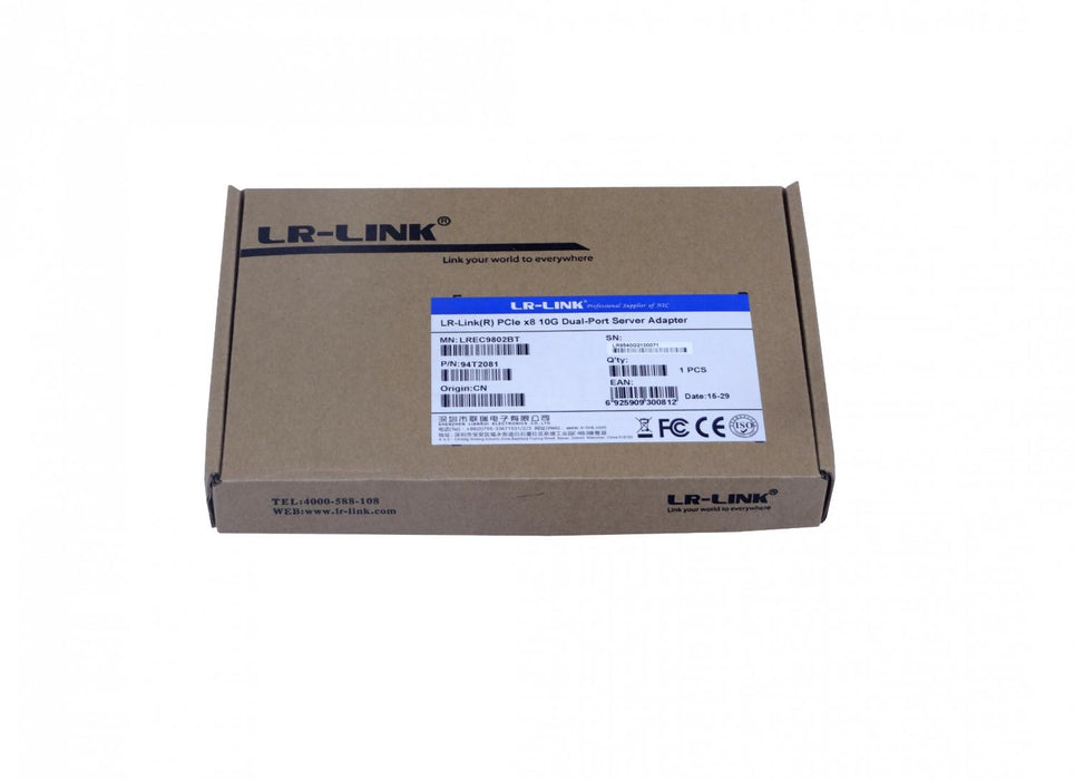 Tarjeta de red 10G PCIe-x8-2.0 con puerto RJ45 Clickbox