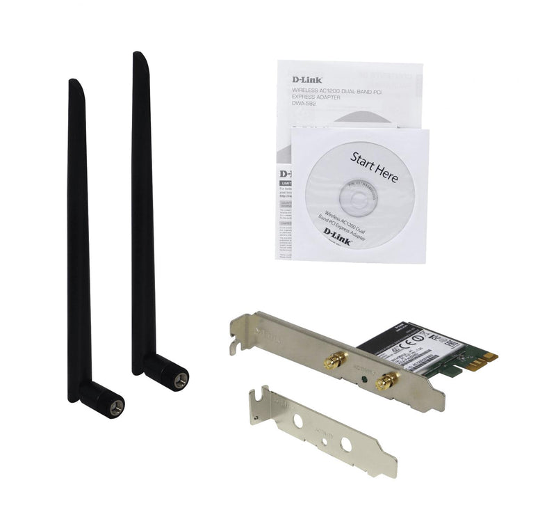 Tarjeta de Red Inalámbrica D-LINK PCIe-x1 Clickbox