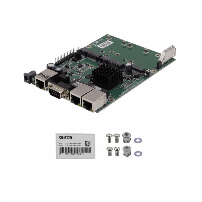 Tarjeta de red MikroTik RBM33G 880MHz 3-1000 Clickbox