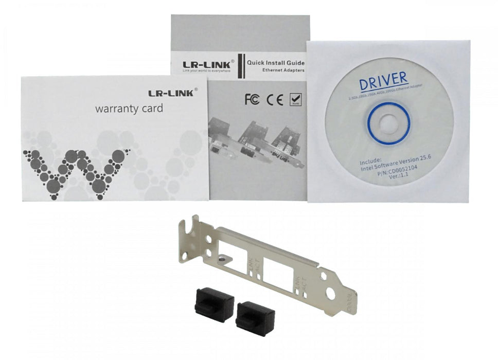 Tarjeta de red PCIe-x8 2-SFP28 25G NIC LRES1021PF Clickbox