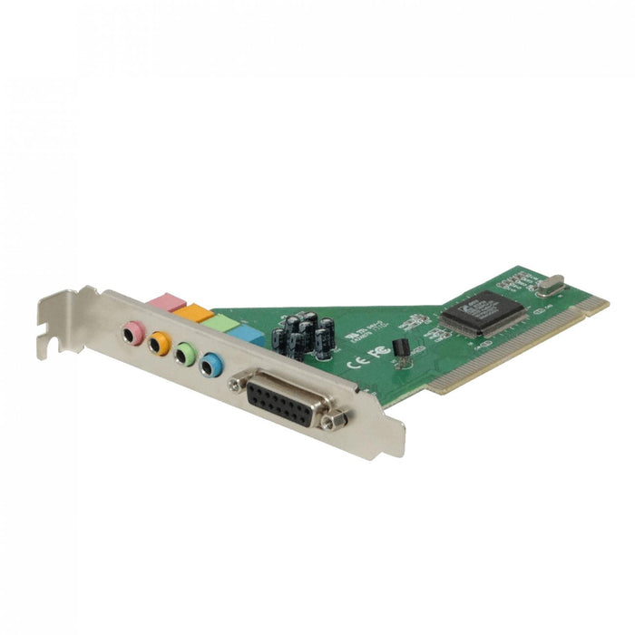 Tarjeta de sonido PCI-Legacy 4.1 con conexiones Clickbox