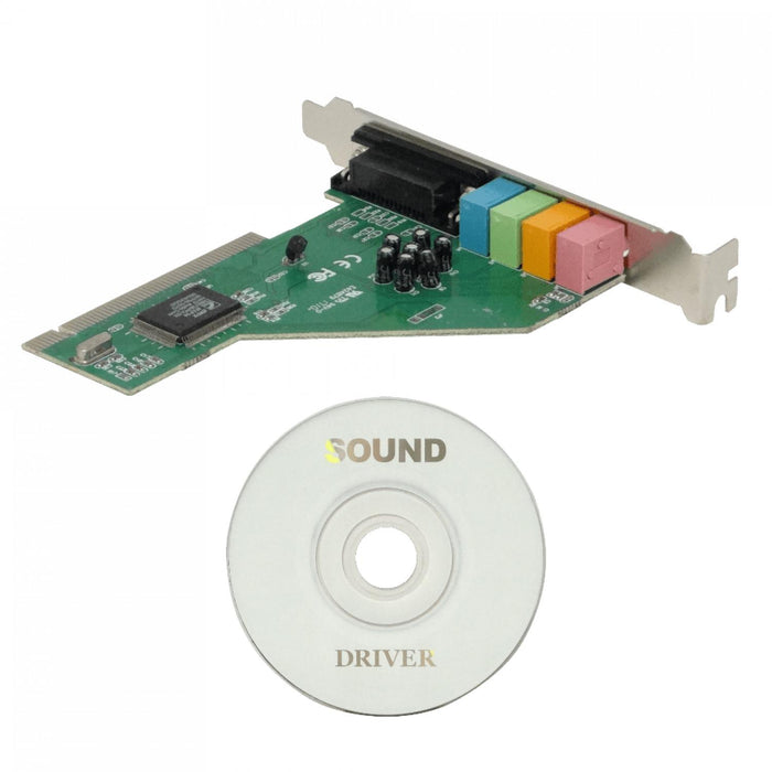 Tarjeta de sonido PCI-Legacy 4.1 con conexiones Clickbox