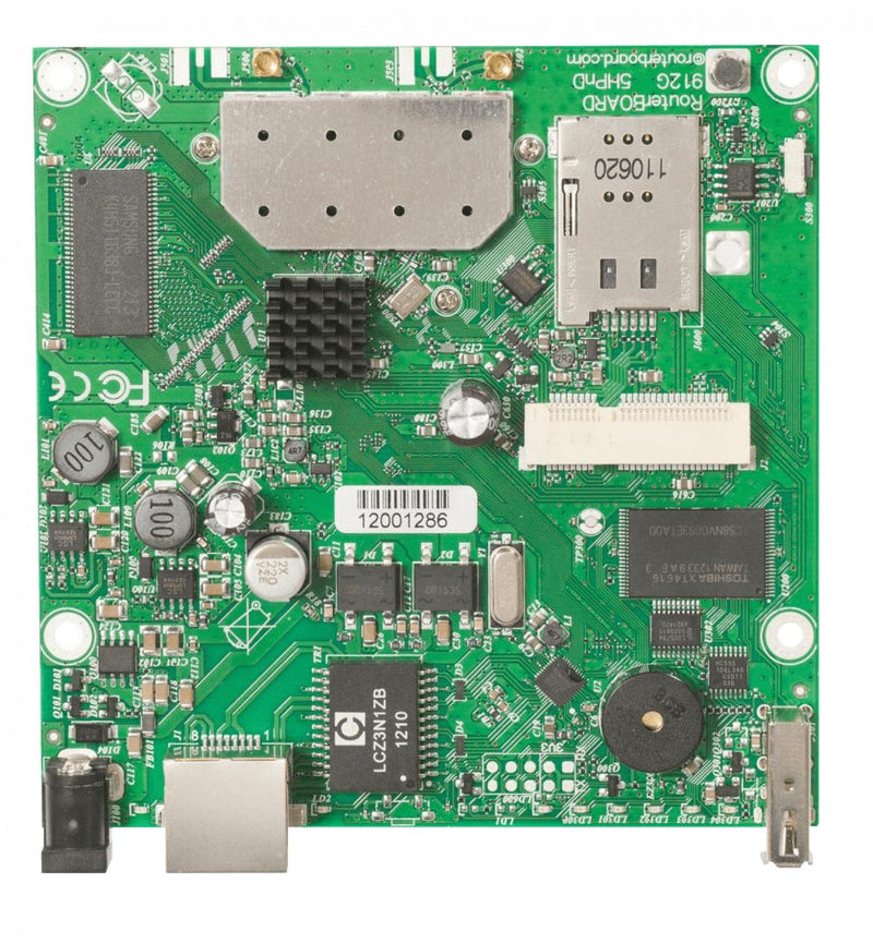 Tarjeta WiFi MikroTik L4 5GHz 2x2 1-MiniPCIe Clickbox