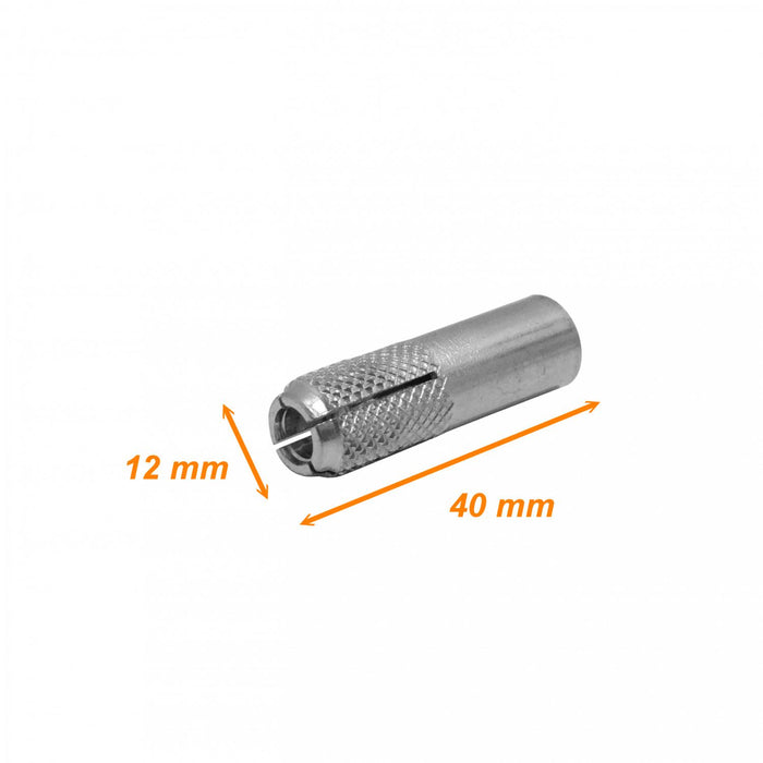 Tarugo Anclaje M10 12x40mm Roscado Clickbox