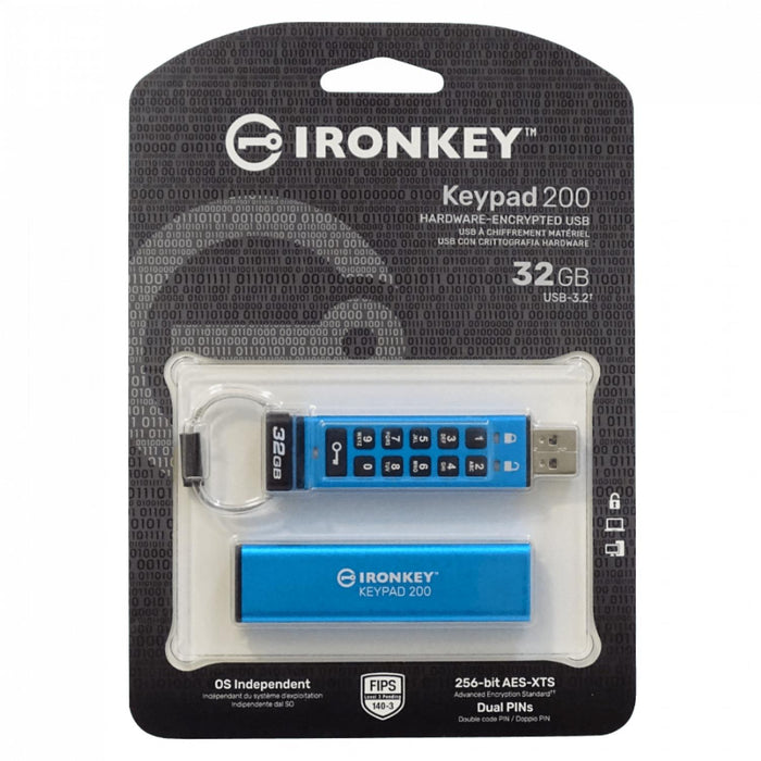 Teclado USB-AM Encriptado IronKey Clickbox