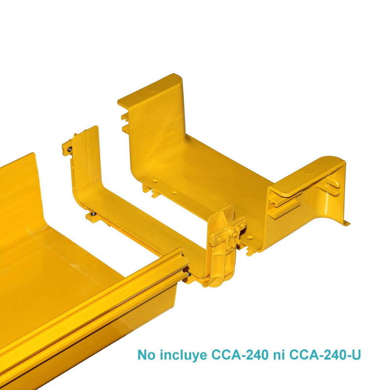 Tee amarilla 240x100mm para derivación Clickbox