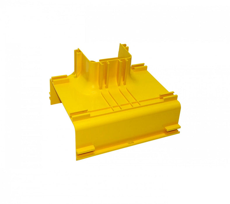 Tee vertical amarilla 240x100 a 120x100mm, PC+ABS Clickbox