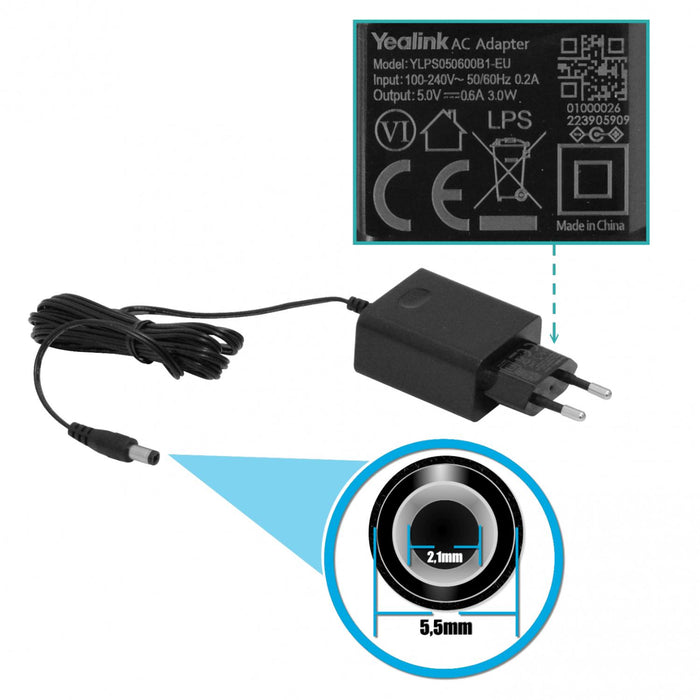 Teléfono IP con 1 SIP y 2 puertos LAN, Clickbox