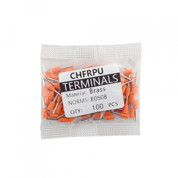Terminal Aislado 0,5mm2 AWG22 8/14mm Clickbox