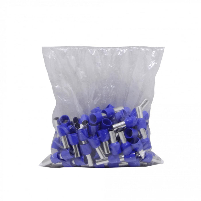 Terminal Aislado Crimp 100 Unidades 16,0mm2 Azul Clickbox