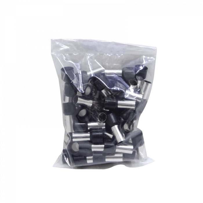 Terminal aislado negro 50mm2 AWG1 para Clickbox