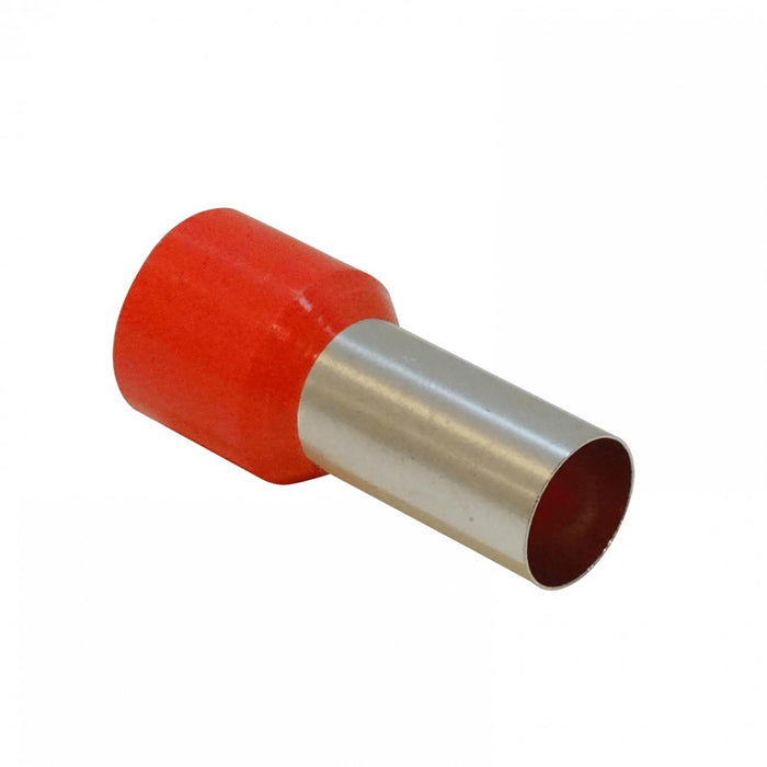 Terminal aislado rojo 50mm2 AWG1 para crimpado - Clickbox