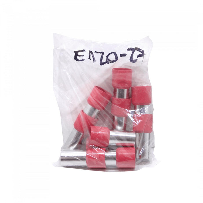 Terminal aislado rojo AWG411, 10 Clickbox