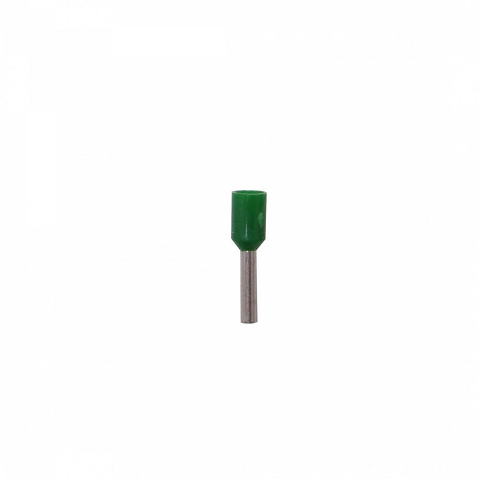 Terminal aislado verde 1,0mm2 AWG18, 100 Clickbox