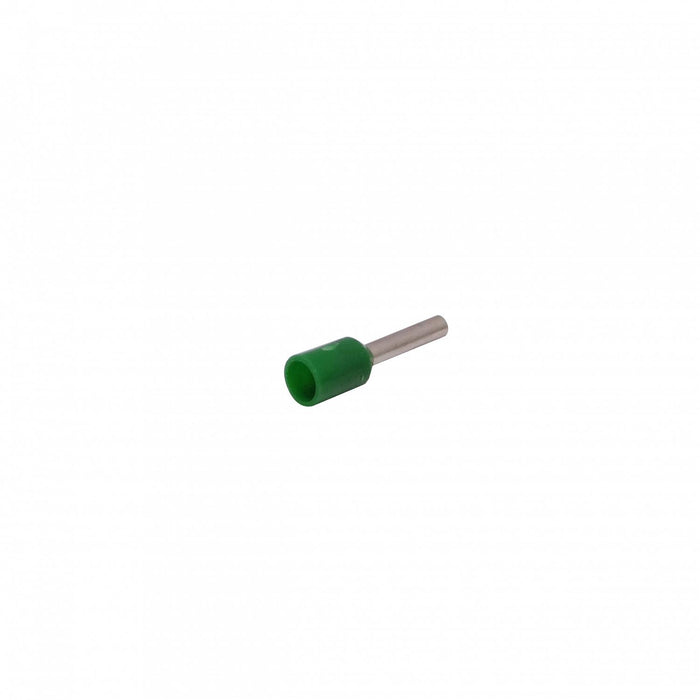 Terminal aislado verde 1,0mm2 AWG18, 100 Clickbox