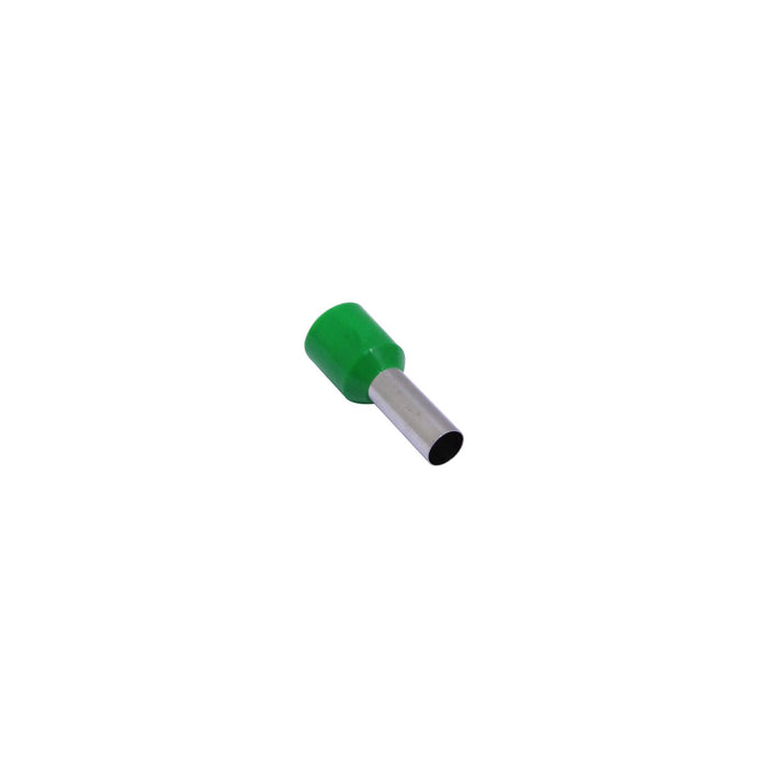 Terminal aislado verde 10mm2 AWG7, 100 Clickbox