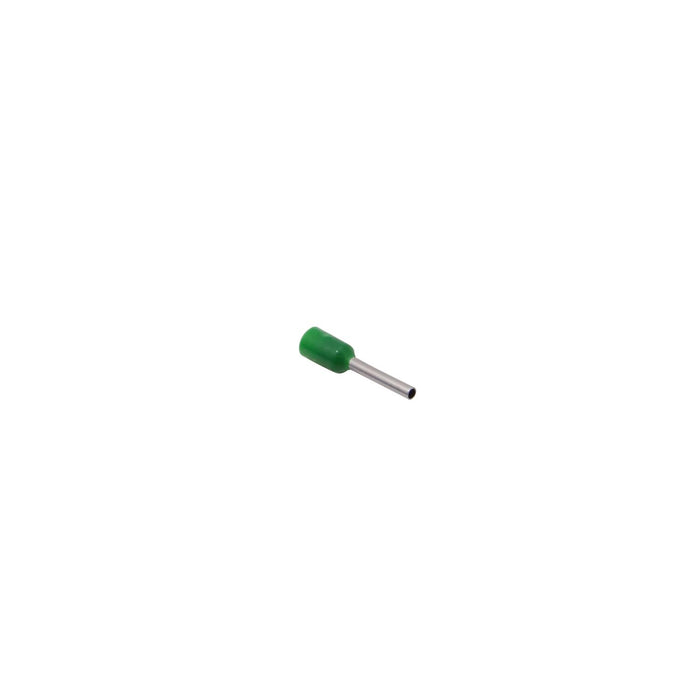 Terminal aislado verde AWG22 para cable de 0,5mm2 Clickbox