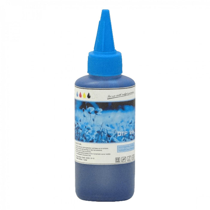 Tinta Cyan 100ml para Estampado Textil Clickbox