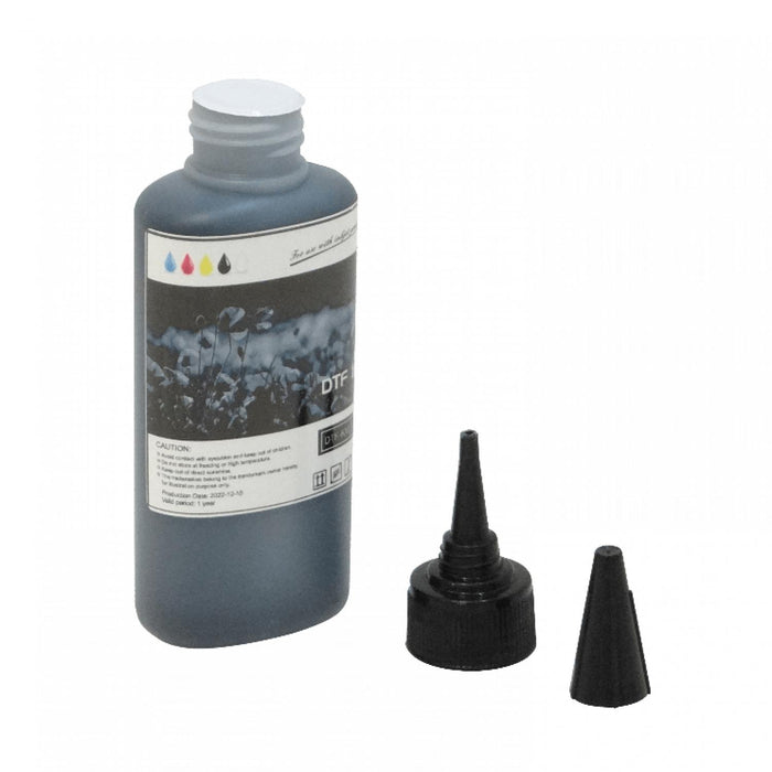 Tinta Textil Negra 100ml DTF para Estampado en Clickbox