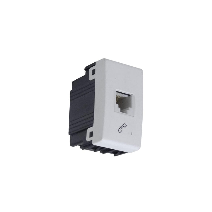 Toma RJ11 6P4C blanco KALOP compatible con Clickbox