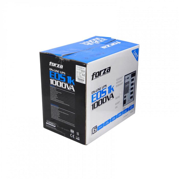 Torre UPS 1KVA 800W LCD DB9-H USB SNMP Clickbox