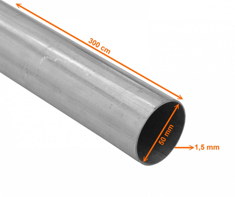 Tubo metálico rígido zincado de 50mm Clickbox