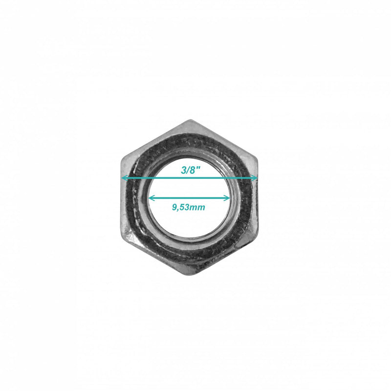 Tuerca hexagonal 3/8p para Sinfin ZP38 Clickbox