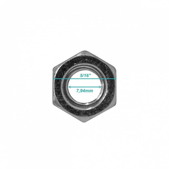 Tuerca hexagonal 5/16p para Sinfin ZP516 Clickbox