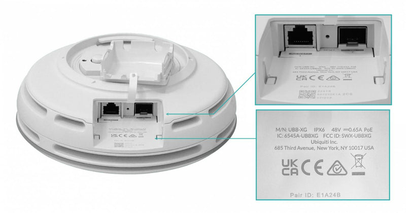 UBIQUITI 2-unids 6Gbps PtP 60GHz+5GHz Clickbox