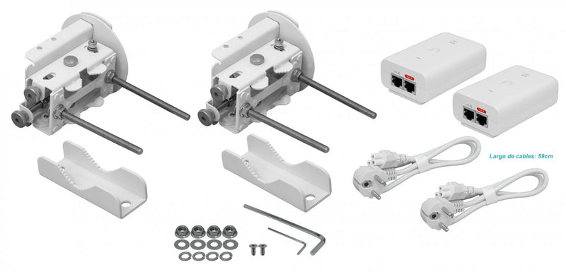 UBIQUITI 2-unids 6Gbps PtP 60GHz+5GHz Clickbox
