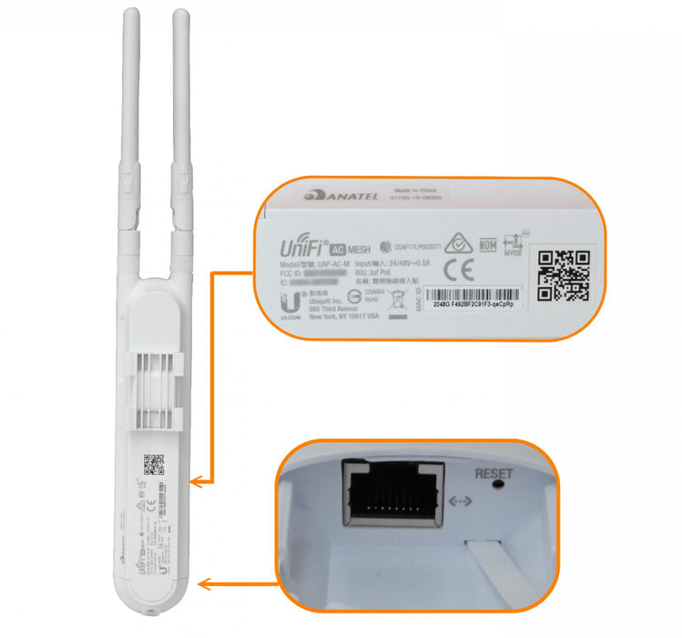 UBIQUITI 5-un AC1200 2,4/5Ghz 300/867 PoE24V Clickbox