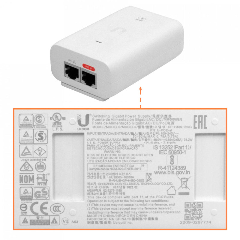UBIQUITI 60GHz 1-10G 57-66GHz 6Gbps 2km inc-48V Clickbox