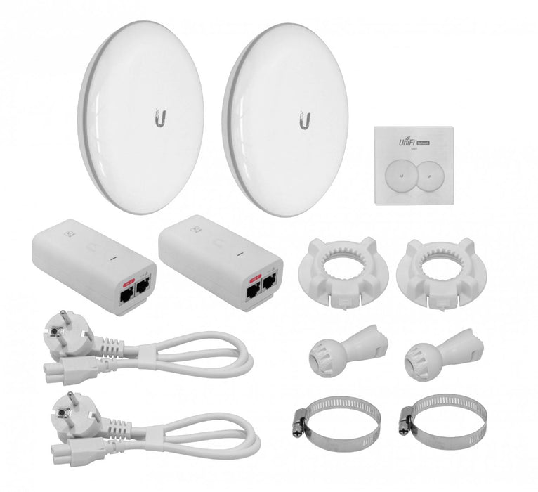 UBIQUITI Enlace Inalámbrico 1Gbps 60GHz+5GHz PtP Clickbox
