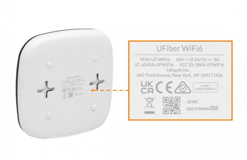 UBIQUITI GPON WiFi6 5gbps ONU 4-1000 SC/APC SM Clickbox