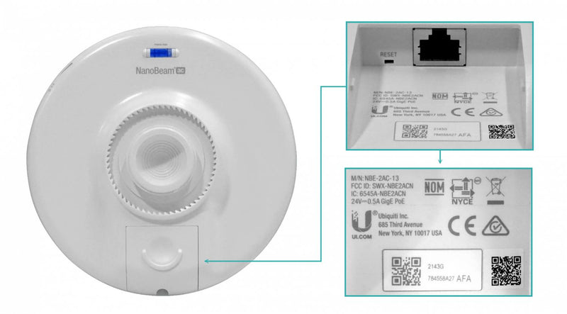 UBIQUITI NanoBeam AC 2,4GHz 13dBi 27dBm Clickbox