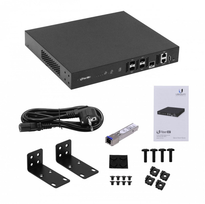 UBIQUITI OLT 4-GPON 1-SFP+10G USB Console-RJ45 Clickbox