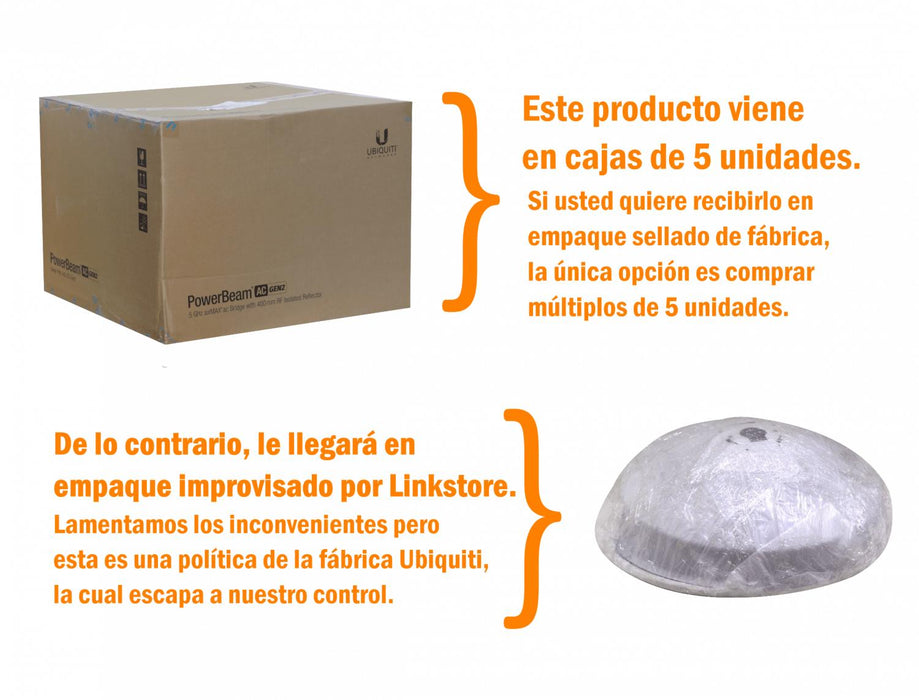 UBIQUITI PowerBeamAC Gen2 420mm 25dBi c/Radome Clickbox