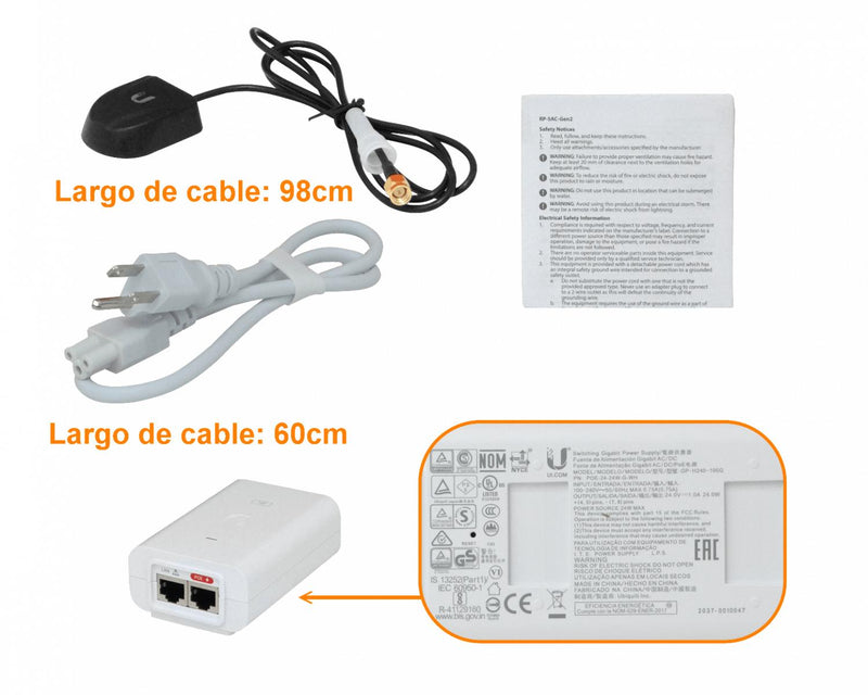 UBIQUITI RP-5AC-GEN2 5GHz 1-1000 2-RPSMA-H Clickbox