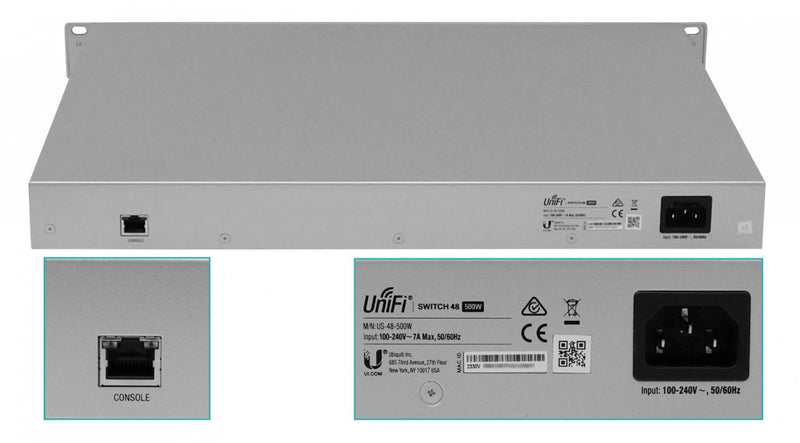 UBIQUITI Switch 400W PoE 48af/52at/24V Clickbox