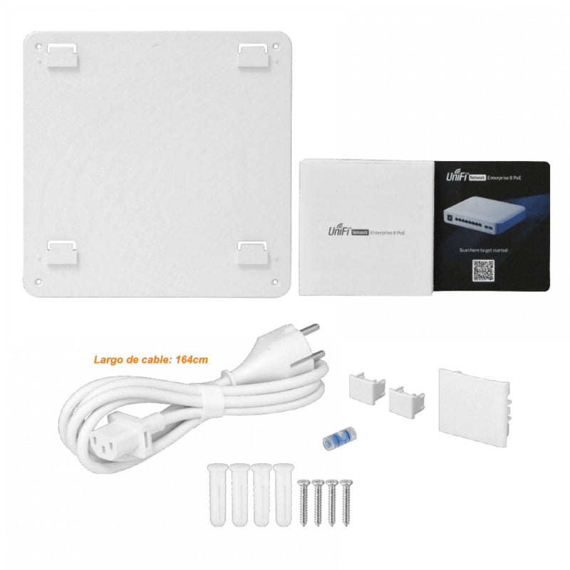 UBIQUITI Switch 8 Puertos PoE 2500Mbps 48af/52at Clickbox