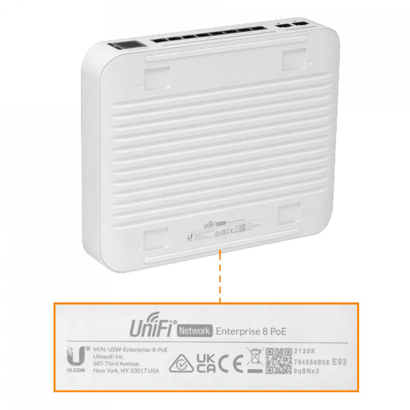 UBIQUITI Switch 8 Puertos PoE 2500Mbps 48af/52at Clickbox