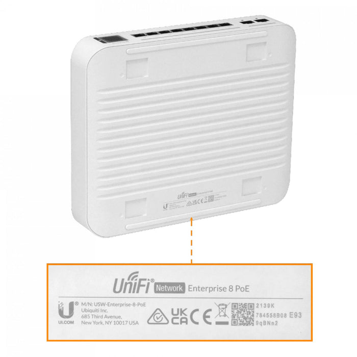 UBIQUITI Switch 8 Puertos PoE 2500Mbps 48af/52at Clickbox