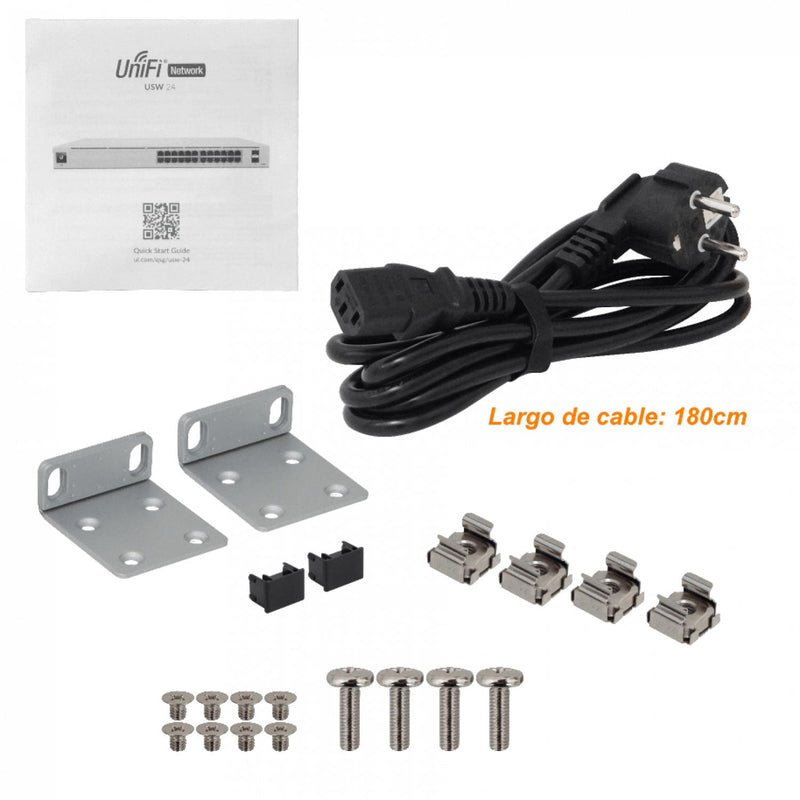 UBIQUITI Switch Administrable Rack 24 Puertos Clickbox