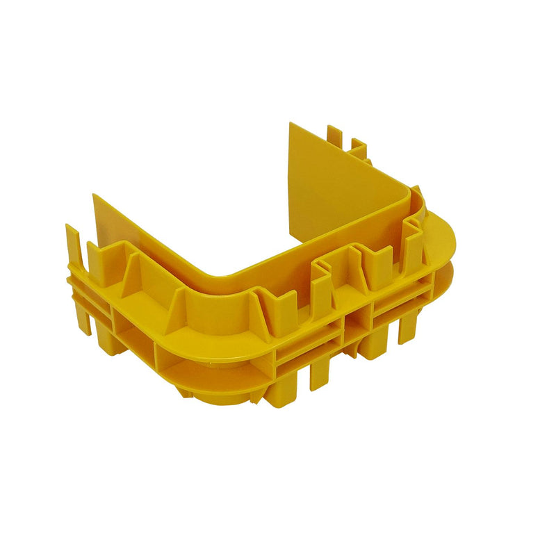 Unión amarilla 120x100mm PC+ABS LSZH hembra para Clickbox