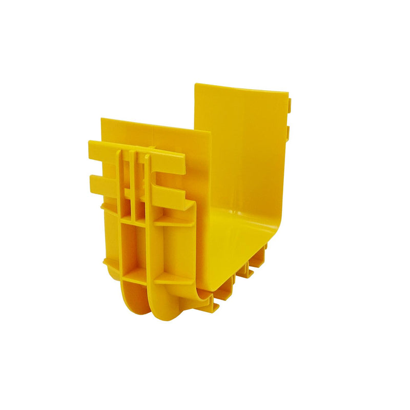 Unión amarilla 120x100mm PC+ABS LSZH hembra para Clickbox