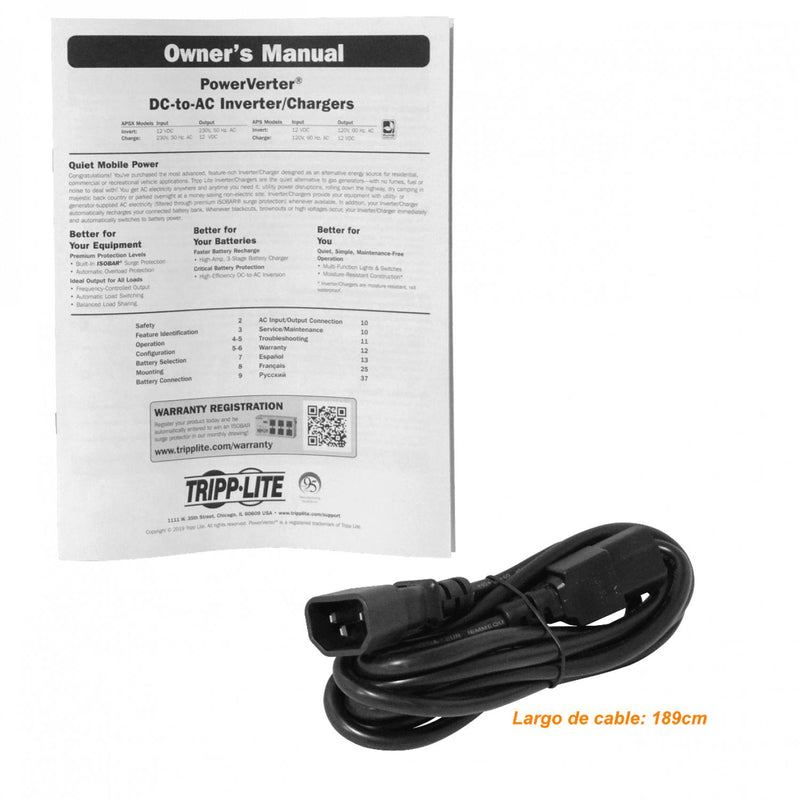 UPS 1250W/Constante 2500W/10-segs 12V Clickbox