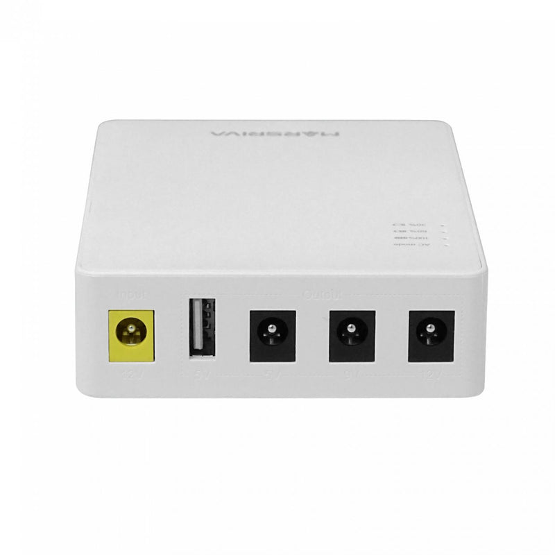 UPS DC 37Wh con Entrada 12V-2A y Salida USB/Plug Clickbox