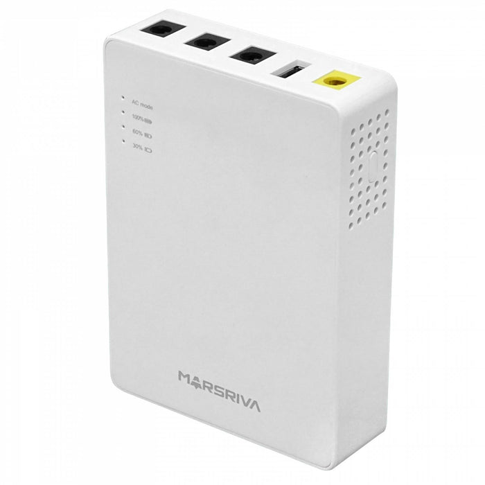 UPS DC 37Wh con Entrada 12V-2A y Salida USB/Plug Clickbox