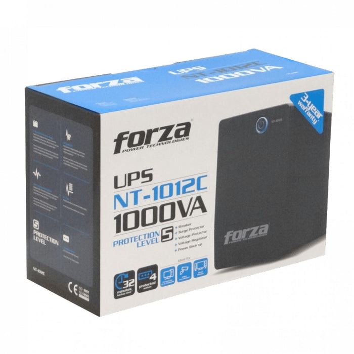 UPS interactiva 1000VA con AVR y protección Clickbox